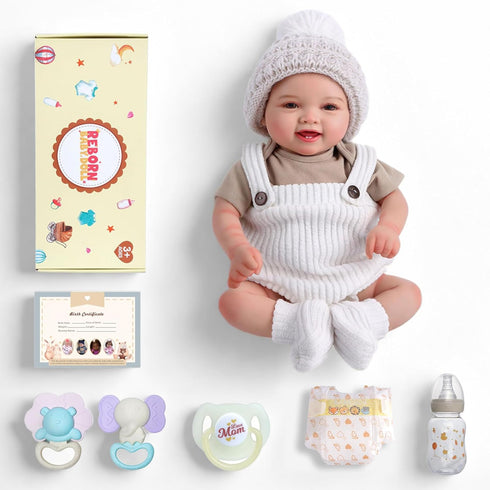 17 Inch 3+ BABESIDE Lifelike Reborn Baby Dolls Dara - Realistic-Newborn Baby Doll Girl Handmade Real Life Baby Dolls