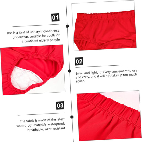 Set 3 of Breathable Leakproof Diapers for Postpartum Care