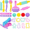 Dough Tools Set for Kids 22 PCS Macaron Color Dough Play Tools
