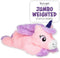 1i4 Group Jumbo Weighted Hugs by Warm Pals – Unicorn – 4lbs – Cozy Microwavable Lavender Scented Plush Toy
