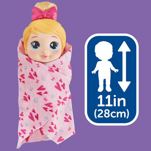 Baby Alive Shampoo Snuggle Harper Hugs, 11 Inch Water Baby Doll Playset, Toys for 3 Year Old Girls & Boys & Up