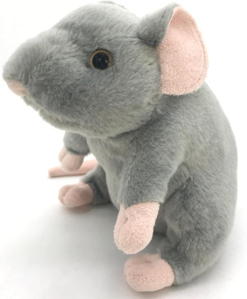 Cute Simulation Mouse Plush Toy, Realistic Lifelike Rat Stuffed Animal Model Doll Gift Collection for Kids