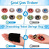 MSHUNKEJI 40 6 2-4 30 Pcs Board Game Gems Styles Board Game Gemstones with Black Drawstring Bag Glass Gemstones