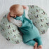 Vintage Mallard Ducks Baby Nursing Pillow Covers for Boy Girl Hunting Duck Green Leaves Nursing Slipcovers