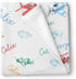 Lovable Gift Co Airplane Personalized Baby Receiving Swaddle Blanket