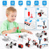 Cars & Airplane Metal Model Set - 231 PCS Building Kit Model, 6 Models Metal STEM Project Building Toys for Ages 8-12