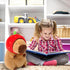 9 inch Ditucu Cute Capybara Plush Wear Strawberry Hat Soft Capibara Stuffed Animal Plushies Toys Hugging Gifts for Kids