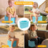 Portable Potty for Toddler Travel, Reusable Foldable Potty Training Toilet with Travel Bag and Liners, On the Go Potty