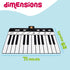 Play22 Floor Piano Mat for Toddlers, 71" - 24 Keys Piano Play Mat with Record, Playback, Demo, Adjustable Volume