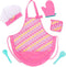 Battat Play Circle Kitchen Toys for Toddlers, Baking Set, Chef's Hat & Apron, Pretend Play, 3+ Years