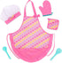 Battat Play Circle Kitchen Toys for Toddlers, Baking Set, Chef's Hat & Apron, Pretend Play, 3+ Years