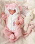 Set 17-22 Inch BABESIDE Reborn Baby Doll Clothes for Babydolls Cute Shark Hoodie Babydoll Clothes for Lifelike Reborn