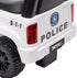 Aosom Kids Push Ride On Car with Working PA System, Police Truck Style Foot-to-Floor Sliding Car