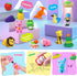 Arscniek 140 Pack Animal Erasers for Kids, Bulk Cute Desk Pets, Mini Pencil Erasers for Classroom Prizes