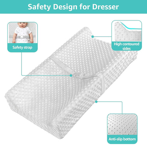 YENING Waterproof Baby Changing Pad - Soft Mattress Cover for Toddlers