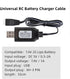 Aliwisdom XH3 7.4V 2S Universal RC Battery Charger Cable with Pin Connector Plug for Lipo Battery, Compatible RC Car/RC