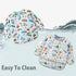 5 Pack Long Sleeve Bib, Baby Toddler Waterproof Sleeved Bib for 6-30 Months