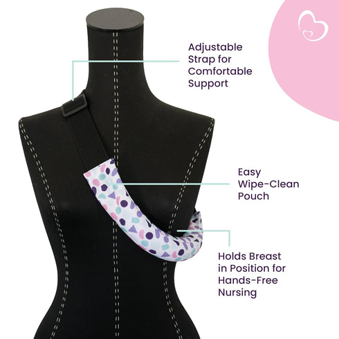 The Nuzzi Breast Positioner for Hands-Free Nursing (Large-Extra Large)