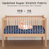 FILLEEP 2 Pack 52" 28" Baby Crib Sheets for Boys Girls Neutral, Crib Mattress Sheet for Standard Crib and Toddler