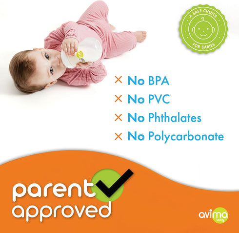 Avima Baby Silicone Sippy Cup Nipple Spouts (Set of 2)