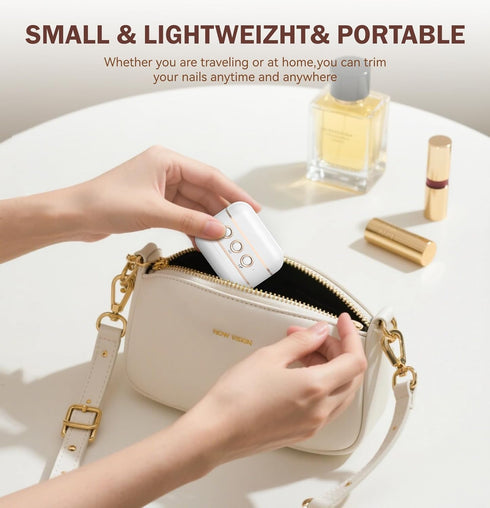 5 1 Trimmer Electric Nail Clipper, Upgraded in Electric Nail File with Polishing, Shaving, LED Gel Nail Lamp, Dust