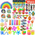 60 Pcs Party Favors Carnival Treasure Box Toys, Small Mini Bulk Gifts for Kids Boys Girls, Goodie Bags Fillers for