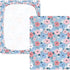 miaozhen 1 Pack 52x28 Cotton Baby Crib Sheets Soft Cute Cartoon Spring Wildflower Crib Mattress Sheet for Nursery Decor
