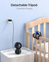 SLENPET Astronaut Portable Stroller Fan, Baby-Safe Clip-on with Flexible Tripod, Rechargeable Battery-Operated.