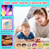 HONGID Dinosaur Toys, Magnetic Color and Number Maze Montessori Toys for 2-5 Year Olds, Educational Sensory Toys