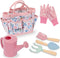 Floral Kids Gardening Set - Toddler Garden Tools, No-Leak Watering Can &
