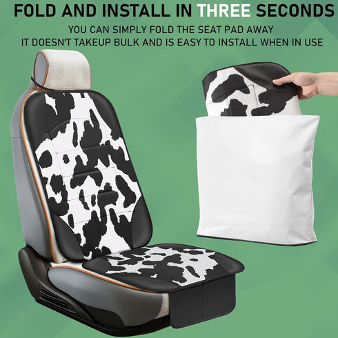 2 Pockets(2 Pack) Siivton Car Seat Protector for Child Car Seat,Waterproof Car Seat Cover with Thick Padding, Non-Slip