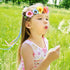 Syhood 109 Pieces Daisy Crowns Making Kit, Flower Crown Wreath Headbands and Bracelets Craft Kit for Girls