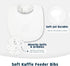 Tiny Twinkle 8 Pack Baby Feeding Bibs - Waterproof and Absorbent Infant Drool and Feeding Bibs