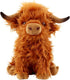 OROZCOR Highland Cow Stuffed Animal, Cute Fluffy Cow Plush Figure Toys,Realistic Farm Highland