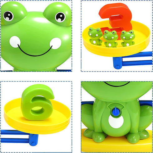 Frog Balance Cool Math Counting Game, Educational Early Learning Scale STEM Toys Gifts for Preschool Toddlers Kids Age