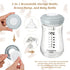 5.4oz 4 Pack yanyoyo Glass Breastmilk Storage Bottles, Wide Neck Breast Milk Containers, BPA-Free, Lead-Free, Fits