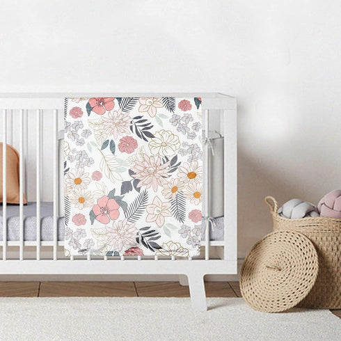 Charming Floral Slipcover for Nursing Pillow - Perfect for Baby Girls