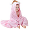 MICHLEY Unisex Baby Animal Hooded Bath Towel Soft Cotton Beach Swimming Bathrobe