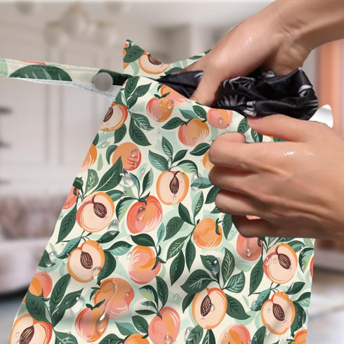 VBCVBGFH 4 Pack Cute Fruit Wet Bag Waterproof Washable Reusable Wet Dry Bag for Swimsuit Dirty Clothes Cloth Diaper