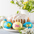 600Pcs Haooryx Bunny Egg Sticker Rolls - Easter Rabbit Animal Egg Make A Face Stickers Cute Make Your Own Self Adheisve