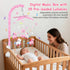 SGIP 6 35 28 Baby Crib Mobile for Girls, Unicorn Crib Mobile with Music, Pink White Musical Nursery Mobiles, Pink