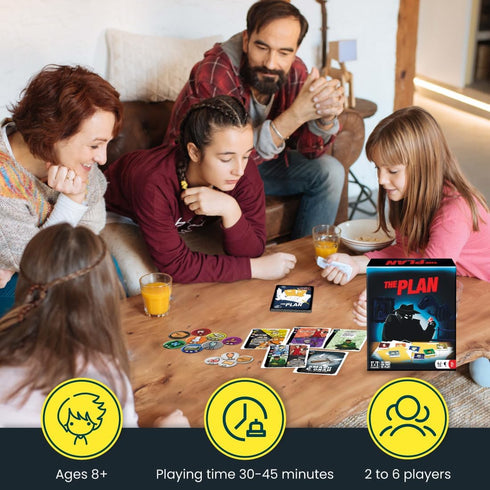 R&R Games The Plan - Strategic Heist Card Game for Kids and Adults