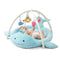 Baby Play Mat, Whale Tummy Time Mat with Toys, Baby Activity Gym
