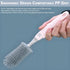 Kit,3-in-1 11" 6.3" 6.8" Baby Bottle Brush Water Bottle Brush for Bottles/Nipple/Cups & Narrow Straws, Cleaning Tools