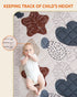 BICESTE 74x50 Playpen Mat Foam Thick, Large Baby Play Mat for Babies Kids Toddlers Infants Floor Crawling, Washable