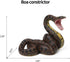 UANDME 8pcs Realistic Fake Snakes Toy Figurines for Prank Scare Birds, Cobra, Boa, Coral, Rattlesnake
