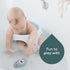 Angelcare Baby Bath & Room Thermometer - BT-01-SEAL-US, Happy Seal, Grey