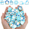 Tenare 150 Pcs Winter Animal Mini Erasers, Snowflake Snowman Bear Penguin for Kids Christmas Party