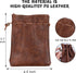 60PCS DND Coins with Leather Pouch, Gold, Silver, and Copper Fantasy Coins for Board Games, Role-Playing Tokens