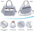 2 Pack 6 9 Oz Breastmilk Cooler Travel Bag with Wipes Dispensers & Ice - Bottle Cooler for - Breast Pump & Storage Bag